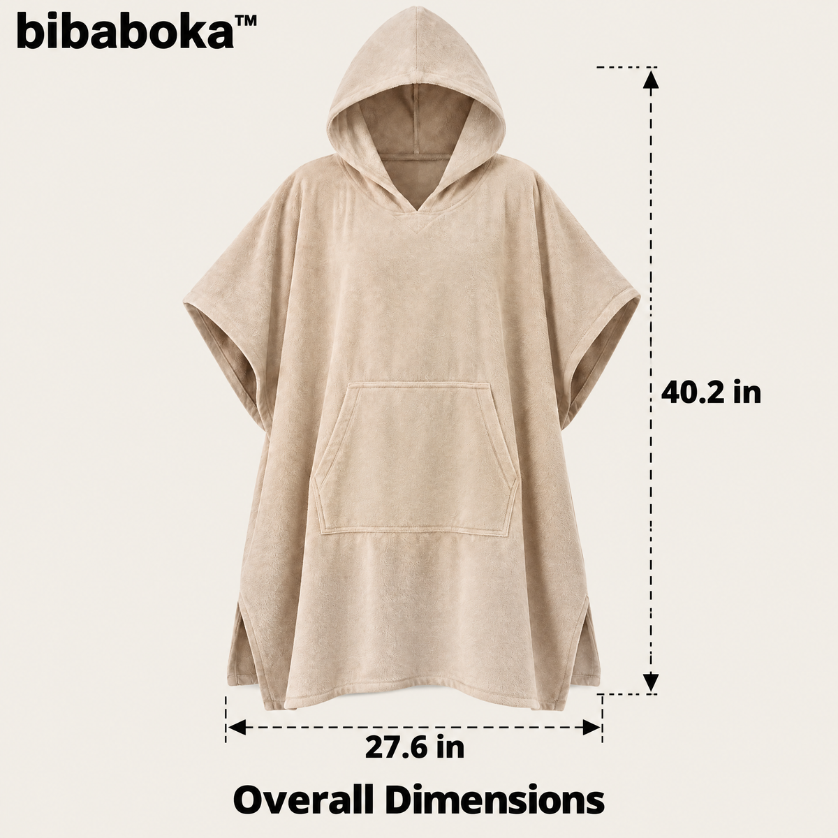 bibaboka™ WaveNest Quick-Dry Changing Poncho