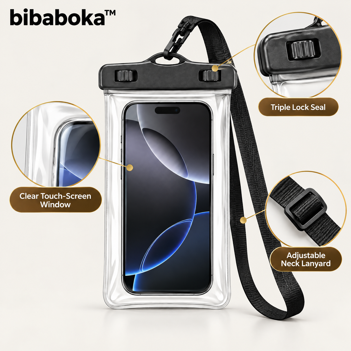 bibaboka™ SplashVault Waterproof Phone Pouch