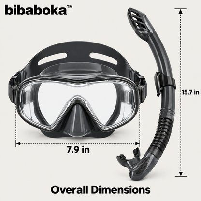 bibaboka™ ReefView Snorkel Mask Set